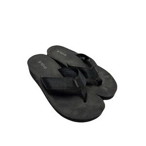 Teva Sandals Women’s 9 Mush Black Flip Flop Thong Toe Post Slip On 6139